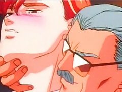 Young anime gay man gets molested by an older gay man in club