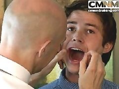 Straight dude getting cum after cmnm audition